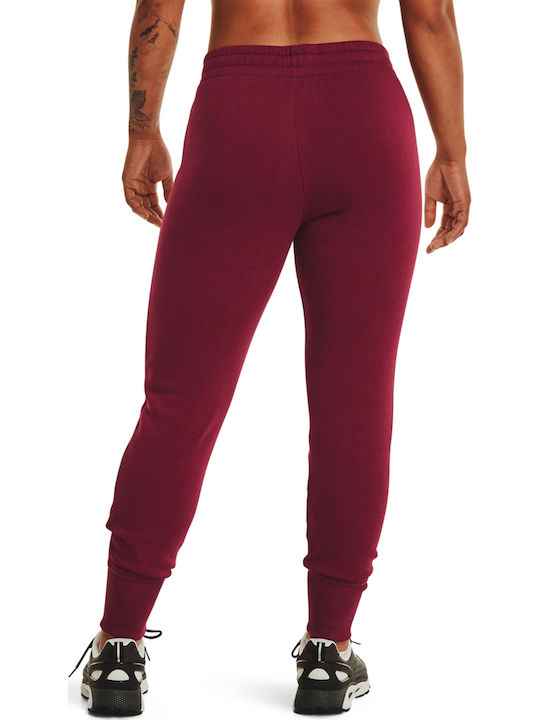 Rival Sweatpants Jogger Fleece Burgundy