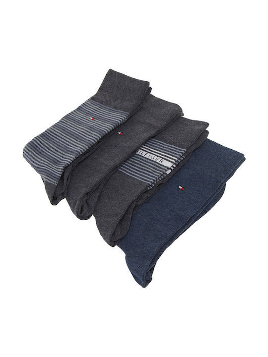 Tommy Hilfiger Men's Patterned Socks Multicolour 4Pack