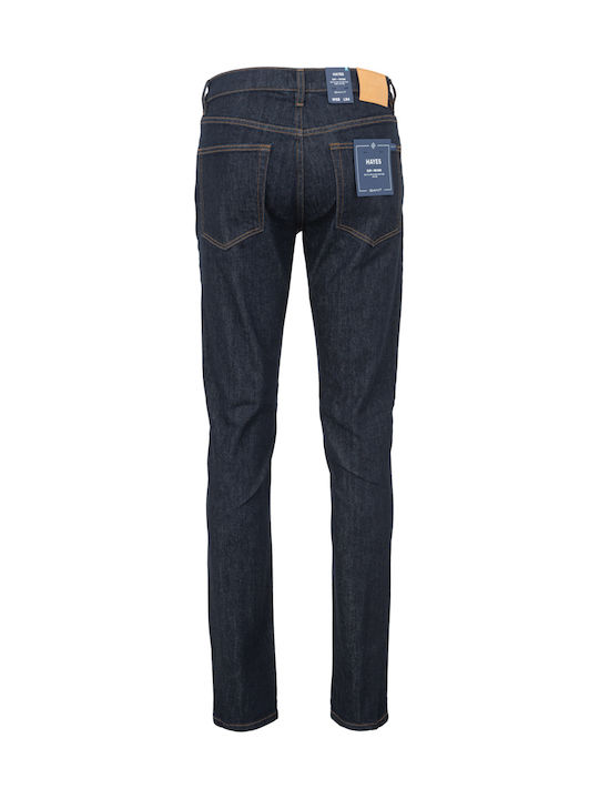 Hayes Ανδρικό Παντελόνι Τζιν με Slim Straight Εφαρμογή Navy Μπλε