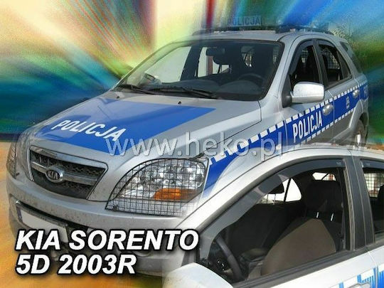 Gelly Plast Set of Windbreakers Front Car for Ford Ranger Mazda B 2500 2pcs