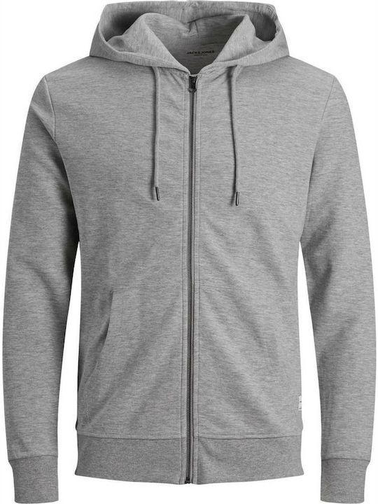 Cardigan With Hood Light Grey Melange