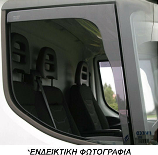Heko Σετ Ανεμοθραύστες Αυτοκινήτου Μπροστινοί Σκούρο Φιμέ για Mercedes-Benz Vito 2τμχ