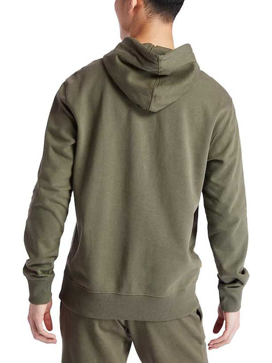 Sweatshirt with Hood Khaki