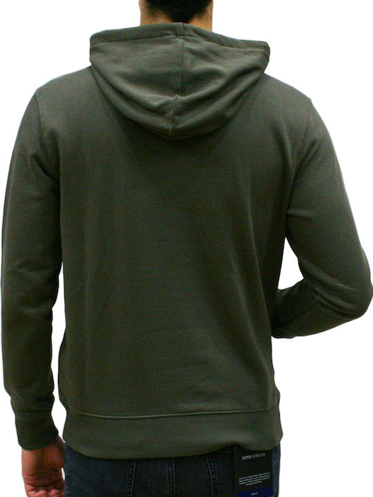 Sweatshirt with Hood Khaki
