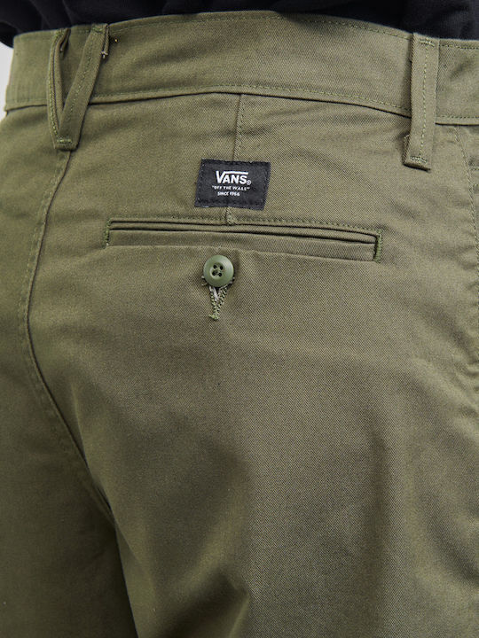 Authentic Trousers Chino Elastic in Loose Fit Grape Leaf