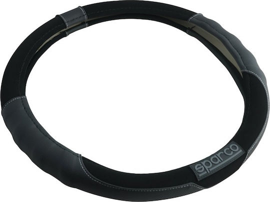 Sparco Car Steering Wheel Cover with Diameter 37-38cm Synthetic Black