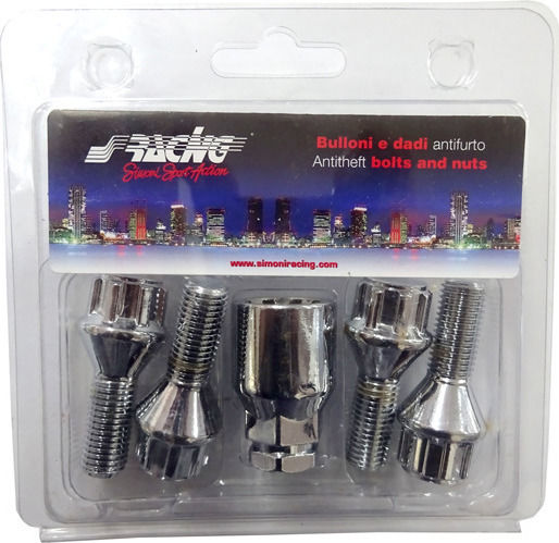 Simoni Racing Security Bolts 12x1.5/28mm/17 4τμχ 4pcs