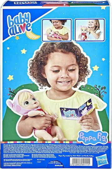 Hasbro Baby Alive Set Mit Baby-Puppen Goodnight Peppa Doll Für 2+ Jahre