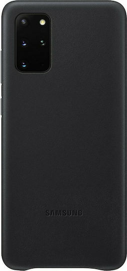 Samsung Leather Cover Back Cover Δερμάτινο Μαύρο (Galaxy Note 20)