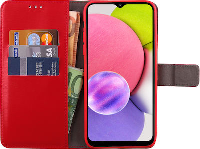 Volte-Tel Allure Magnet Synthetic Leather Wallet Red (Galaxy A03s)