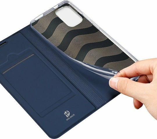 Dux Ducis Skin Pro Book Synthetic Leather Blue (Redmi Note 10 / 10s / Poco M5s)