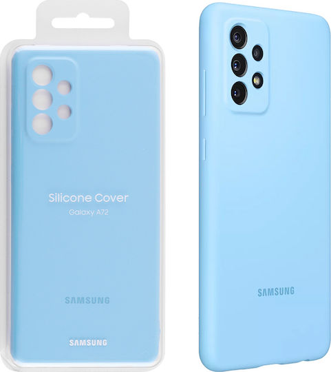 Samsung Задна корица Силикон 1.4мм Син (Galaxy A72)