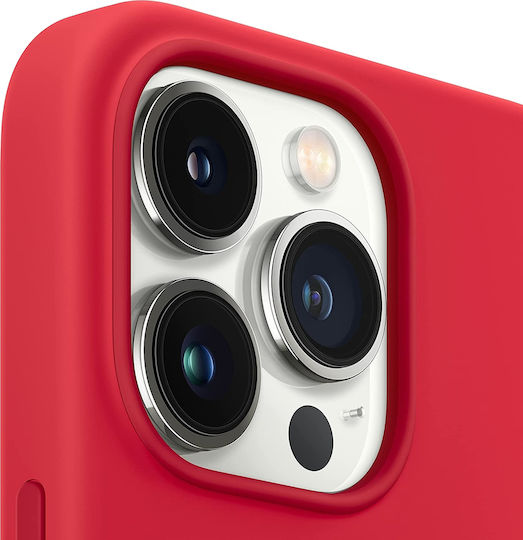 Apple Back Cover Silicone Product Red (iPhone 13 Pro)