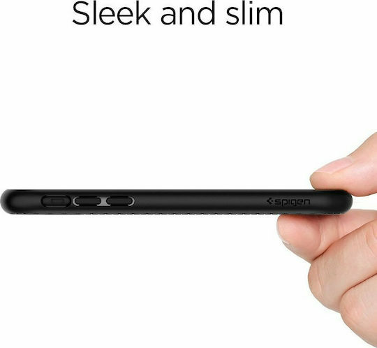 Spigen Liquid Air Back Cover Silicone Navy Blue (iPhone 13 Pro)