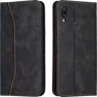 Bodycell PU Leather Book Μαύρο (Redmi Note 7 / 7 Pro)