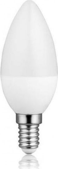 Diolamp Smart Λάμπα LED 5W για Ντουί E14 και Σχήμα C37 RGB 380lm Dimmable