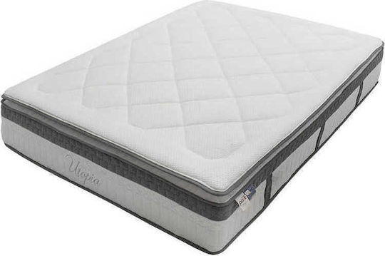 Pakketo Utopia Double Ergonomic Mattress 150x200x32cm with Independent Springs & Topper