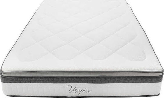Pakketo Utopia Queen Ergonomic Mattress 160x200x32cm with Independent Springs & Topper