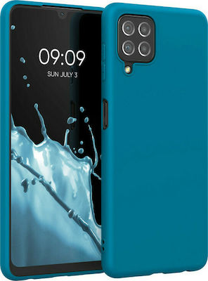 KWmobile Задна корица Силикон Caribbean Blue (Галакси А22 4G) 55493.224