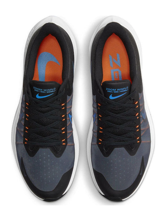 Winflo 8 Sport Shoes Running Dark Smoke Grey / Black / Coast / Total Orange