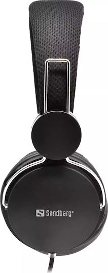 Sandberg MiniJack Headset with Line-Mic On Ear Căști Multimedia cu microfon și conexiune Jack de 3,5 mm