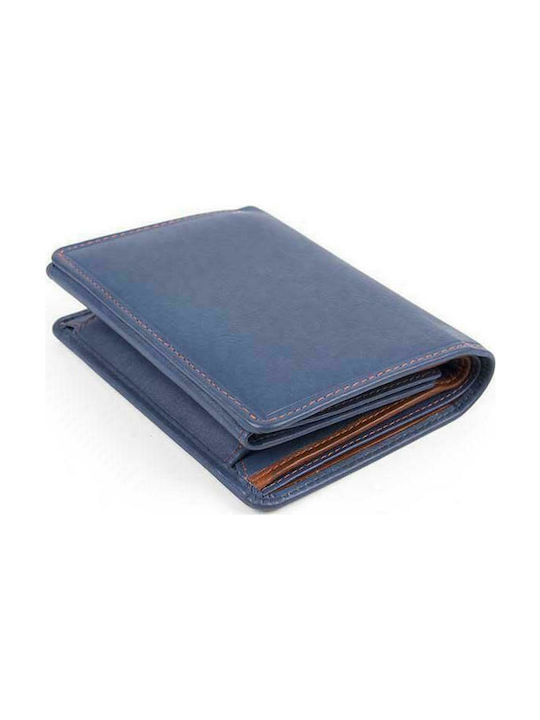 Fetiche Leather Men's Leather Wallet Blue