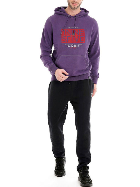 GAM004-20606 Sweatshirt mit Kapuze Violet