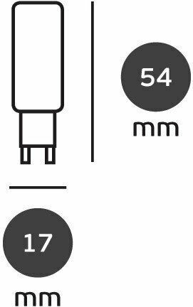 VK Lighting LED Bulb 5W for Socket G9 Cool White 420lm