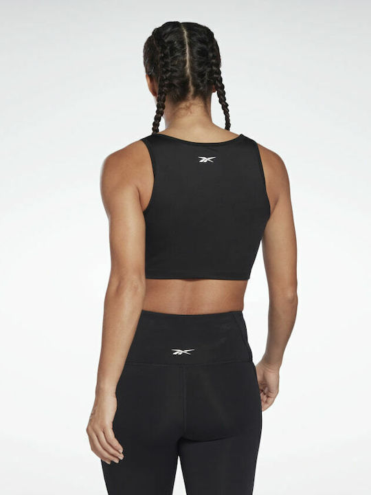 Reebok Studio Ruched Women's Sports Bra without Padding Black