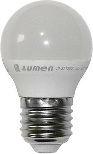 Adeleq LED Bulb 5W 74mm for Socket E27 and Shape G45 Warm White 400lm
