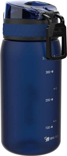 Ion8 Sport Pod Kids Water Bottle Plastic Non Spill Blue 400ml