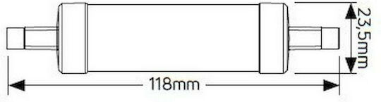 Geyer LED-Lampe 9W 118mm für Fassung R7S Kühles Weiß 900lm