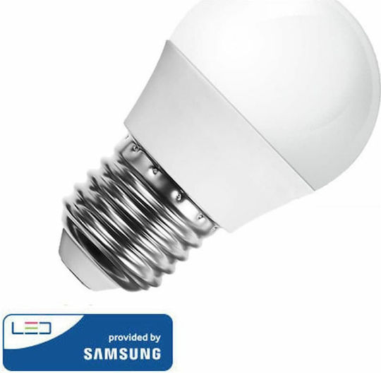 V-TAC VT-246 LED Bulb 5.5W 81mm for Socket E27 and Shape G45 Natural White 470lm