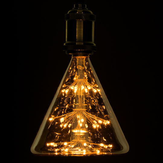 GloboStar Edison Retro LED крушка 4W 175mm за фасунга E27 Топло бяло 400лм