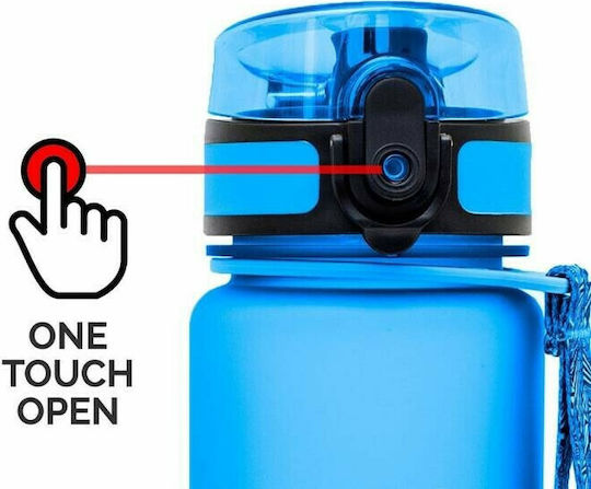Ion8 Sport Pod Παιδικό Παγούρι Πλαστικό με Καλαμάκι Non Spill Μπλε 400ml
