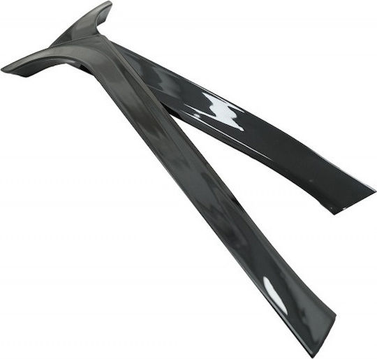 Spoiler Car Sideways Right-Left Add-ons 18 Black Compatible with Volkswagen Polo
