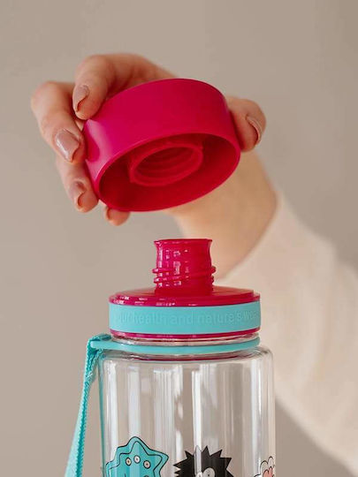 Equa Παιδικό Παγούρι Πλαστικό Φούξια 600ml