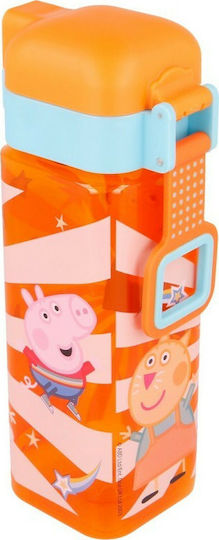 Stor Kindness Counts Παιδικό Παγούρι Peppa Pig Πλαστικό Πορτοκαλί 550ml
