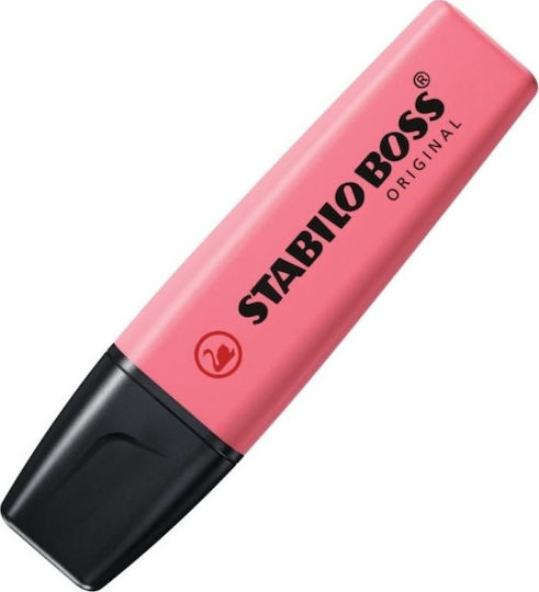 Stabilo Boss Highlighter 5mm Pastel Cherry Pink