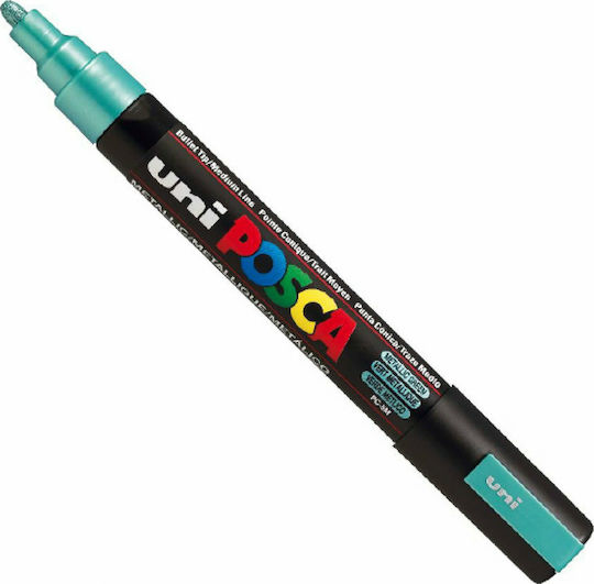 Posca PC-5M Μαρκαδόρος Σχεδίου Metallic Green 2.5mm
