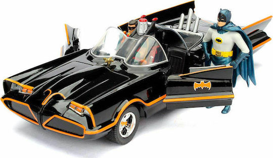 Jada Toys DC Comics: Batman Batmobile Batman 1966 Classic Batmobile Όχημα Φιγούρα ύψους 7εκ. σε Κλίμακα 1:24