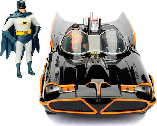 Jada Toys DC Comics: Batman Batmobile Batman 1966 Classic Batmobile Όχημα Φιγούρα ύψους 7εκ. σε Κλίμακα 1:24