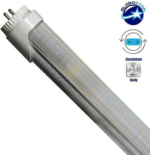GloboStar LED-Lampe 25W Röhrenform 150εκ. für Fassung G13 und Form T8 Warmes Weiß 2300lm