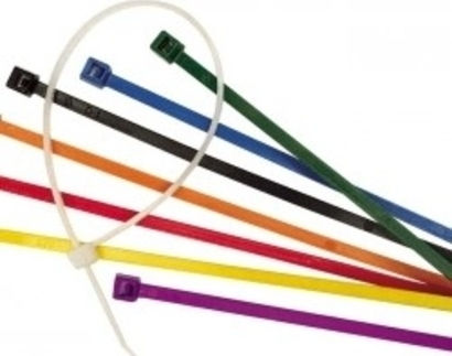 Cable Ties Plastic in Multicolour (40 pcs) (61779)