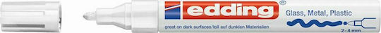 Edding 750 Ανεξίτηλος Μαρκαδόρος White 4mm