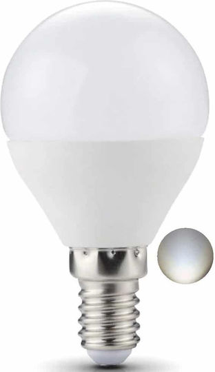 Elmark Λάμπα LED 6W για Ντουί E14 και Σχήμα P45 Ψυχρό Λευκό 500lm