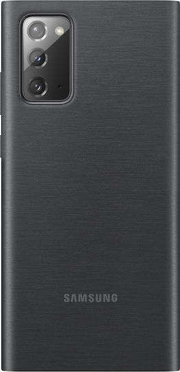 Samsung Led View Cover Book Synthetic Leather Black (Galaxy Note 20)