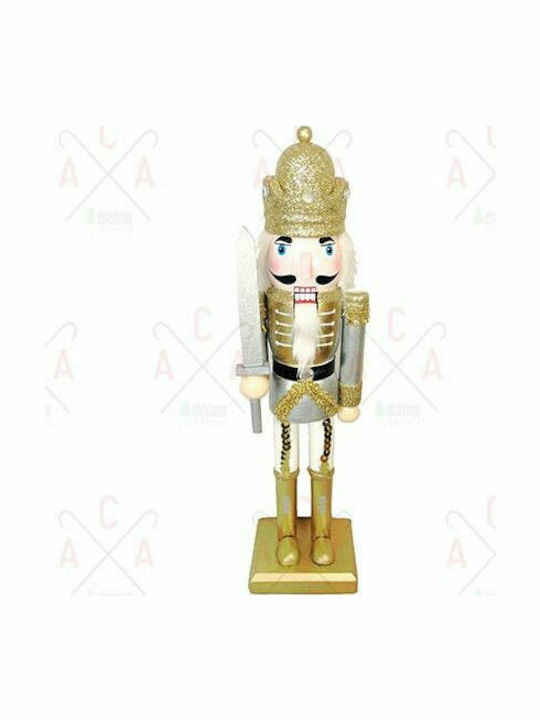 Aca Wooden Christmas Nutcracker 90cm Gold