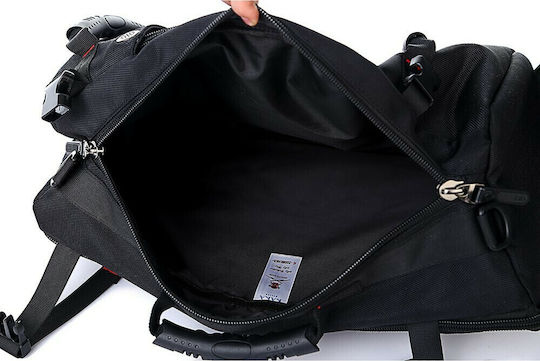 Kaka Carry On Durable Sack Voyage Back 40lt Black Fabric L55xW20xH32cm
