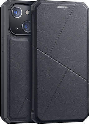 Dux Ducis Skin X Synthetic Leather / Plastic Book Black (iPhone 13 mini)